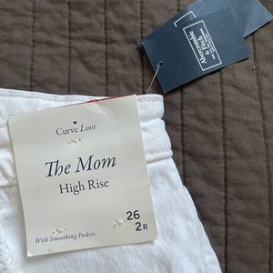 Abercrombie & Fitch white jeans